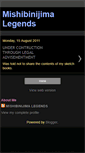 Mobile Screenshot of mishlegends.blogspot.com