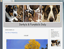 Tablet Screenshot of darbysdaily.blogspot.com