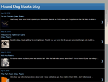 Tablet Screenshot of hounddogbooks.blogspot.com