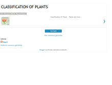 Tablet Screenshot of classificationofplants.blogspot.com