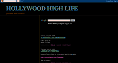 Desktop Screenshot of hollywoodhighlife.blogspot.com