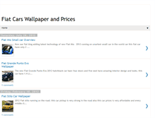 Tablet Screenshot of fiatcarsnews.blogspot.com
