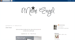 Desktop Screenshot of meineengel.blogspot.com