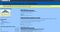 Desktop Screenshot of envirocarepestcontrol.blogspot.com