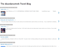 Tablet Screenshot of abundancetrektravel.blogspot.com