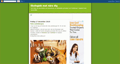 Desktop Screenshot of ekologiskmat.blogspot.com