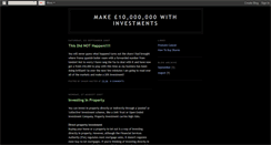 Desktop Screenshot of investmentszone.blogspot.com