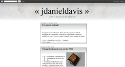 Desktop Screenshot of jdanieldavis.blogspot.com