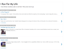 Tablet Screenshot of irunformylife.blogspot.com