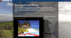 Desktop Screenshot of loslugaresperfectos.blogspot.com