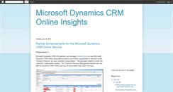 Desktop Screenshot of crmonlineinsights.blogspot.com