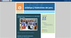 Desktop Screenshot of estampaytradicionesdelperu.blogspot.com
