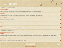 Tablet Screenshot of itpacdireito.blogspot.com