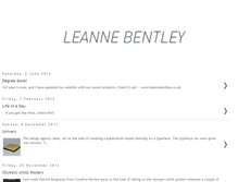 Tablet Screenshot of leannebentley.blogspot.com