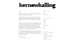 Desktop Screenshot of kernowkalling.blogspot.com