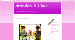 Desktop Screenshot of brandonandchaci.blogspot.com