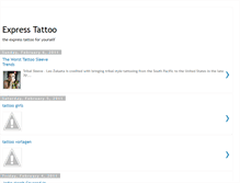 Tablet Screenshot of expresstattoo.blogspot.com