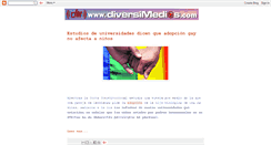 Desktop Screenshot of diversimedios.blogspot.com