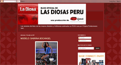 Desktop Screenshot of lasdiosasperu.blogspot.com