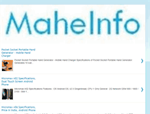 Tablet Screenshot of maheinfo.blogspot.com