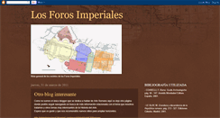 Desktop Screenshot of losforosimperiales.blogspot.com