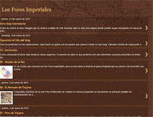 Tablet Screenshot of losforosimperiales.blogspot.com
