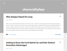 Tablet Screenshot of charscraftydays.blogspot.com
