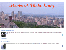 Tablet Screenshot of montrealphotodaily.blogspot.com