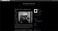 Desktop Screenshot of birdmanonline.blogspot.com