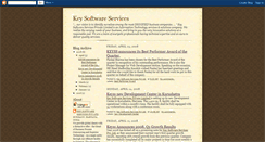 Desktop Screenshot of keysoftwareservices.blogspot.com