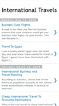 Mobile Screenshot of internationaltravelplans.blogspot.com