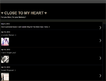 Tablet Screenshot of closetohearts.blogspot.com