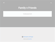 Tablet Screenshot of formyfamilyandmyfriends.blogspot.com