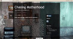 Desktop Screenshot of chasemotherhood.blogspot.com