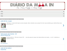 Tablet Screenshot of diariodamodain.blogspot.com