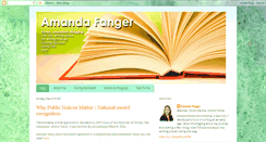 Desktop Screenshot of amandafanger.blogspot.com