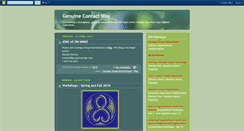 Desktop Screenshot of genuinecontactway.blogspot.com