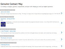 Tablet Screenshot of genuinecontactway.blogspot.com
