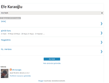 Tablet Screenshot of efekaraoglu.blogspot.com