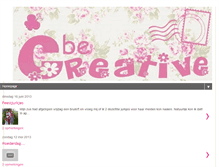 Tablet Screenshot of becreative-karlina.blogspot.com