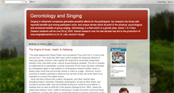 Desktop Screenshot of gerontologyandsinging.blogspot.com