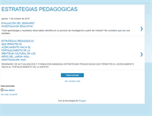 Tablet Screenshot of estrategiaspedagogicasinga.blogspot.com