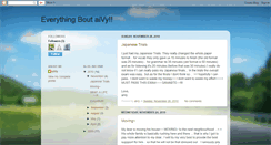 Desktop Screenshot of everythingboutaivy.blogspot.com