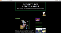 Desktop Screenshot of escritoresaficionados2.blogspot.com