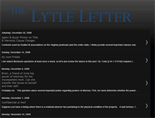 Tablet Screenshot of lytleletter.blogspot.com