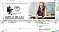 Desktop Screenshot of cienciaeculturanaescola.blogspot.com