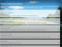 Tablet Screenshot of deepcreekjava.blogspot.com