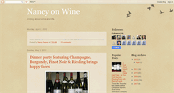 Desktop Screenshot of nancyonwine.blogspot.com