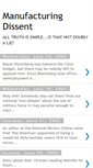 Mobile Screenshot of manufacturingdissent.blogspot.com