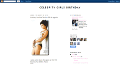 Desktop Screenshot of celebritygirls-birthday.blogspot.com